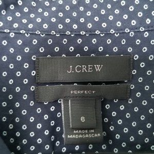 J Crew Perfect Shirt in Polka Dot
